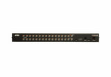Aten 32-Port Cat 5e/6  Kvm Switch Conmutador Kvm Cat 5 De 32 Puertos, 1920 X 1200, 43.72x16.37x4.4 Cm, 2.81 Kg