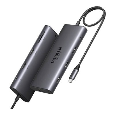 Ugreen Usb-C Hub 100w Pd Gris, 10-In-1