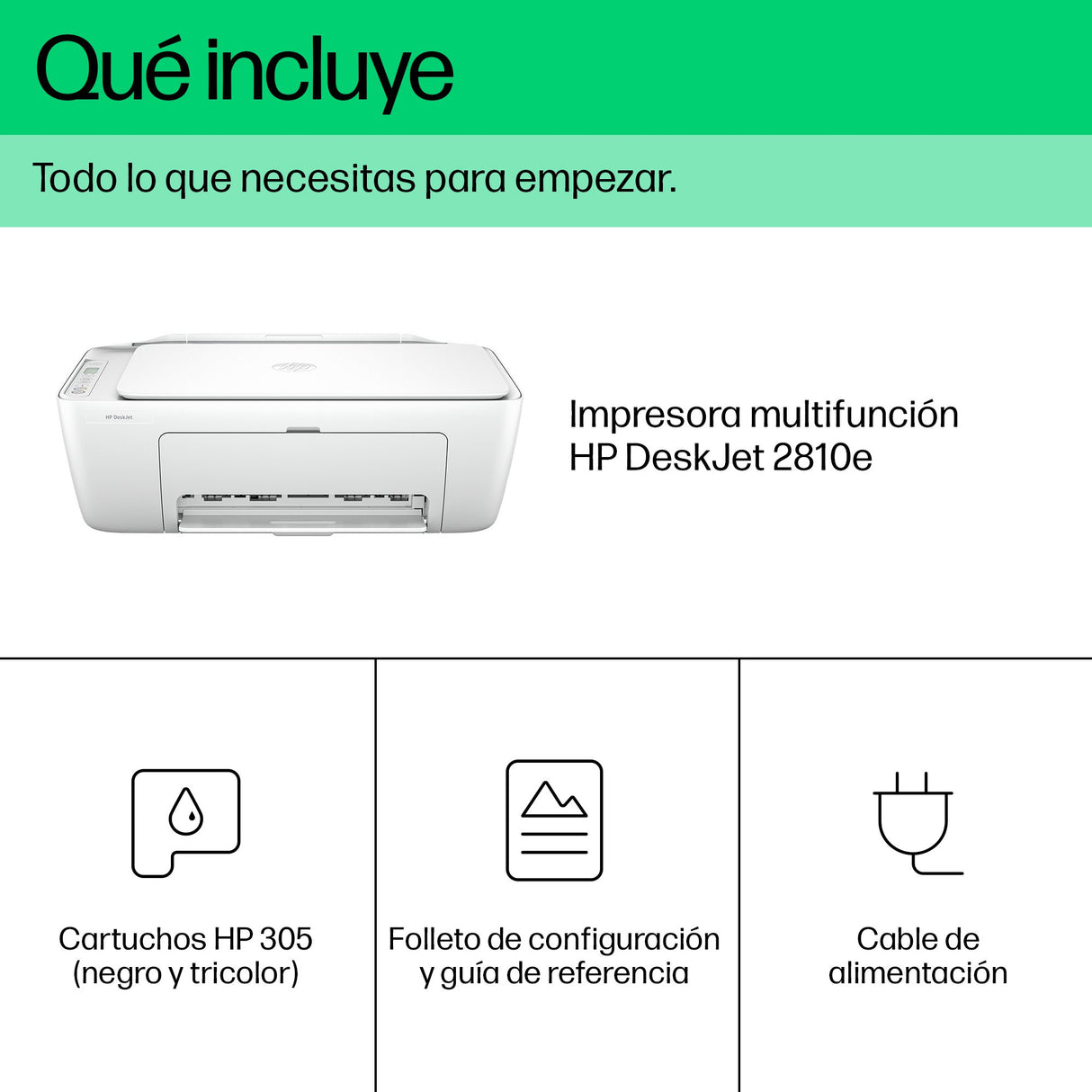 EAN 0196337820074 - HP DeskJet 2810e All-in-One Printer Inyección de tinta térmica A4 4800 x 1200 DPI 7,5 ppm Wifi imagen 6