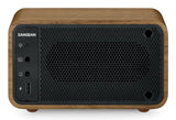Sangean Wr-8 Nogal Vintage Radio Analógica De Madera Con Am Fm Bluetooth