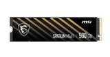 Ssd Msi Spatium M461  500 Gb M.2 Pci Express 4.0 Nvme Yes Write Speed 1700 Mb/S Read Speed 4700 Mb/S Mtbf 1500000 H 110xtbw Rating Box S78-440k260-P83