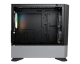 Caja Pc Cougar Mg140 Air Rgb Black Cristal Templado