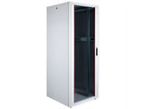 Roline 19-Zoll Netzwerkschrank Pro 42 He, 800x800 Bxt Glastr Grau