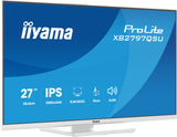 Monitor  Iiyama Prolite Xb2797qsu-W1 Led 27" 2560 X 1440 Qhd @ 75 Hz Ips 350 Cd/M² 1000:1 1 Ms 2xhdmi Displayport Altavoces Mate Blanco