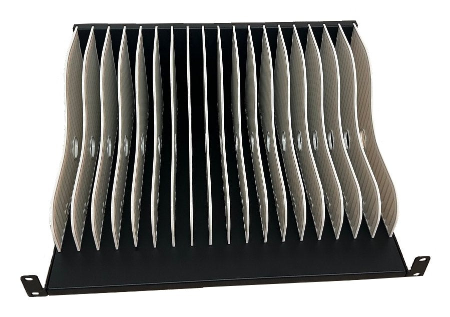 Estante Ewent Con 18 Ranuras  De Carga Para Portatilés 483x360x165mm