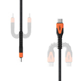 Urban Armor Gear Kevlar Cable Usb 1,5 M Usb 2.0 Usb C Negro, Naranja