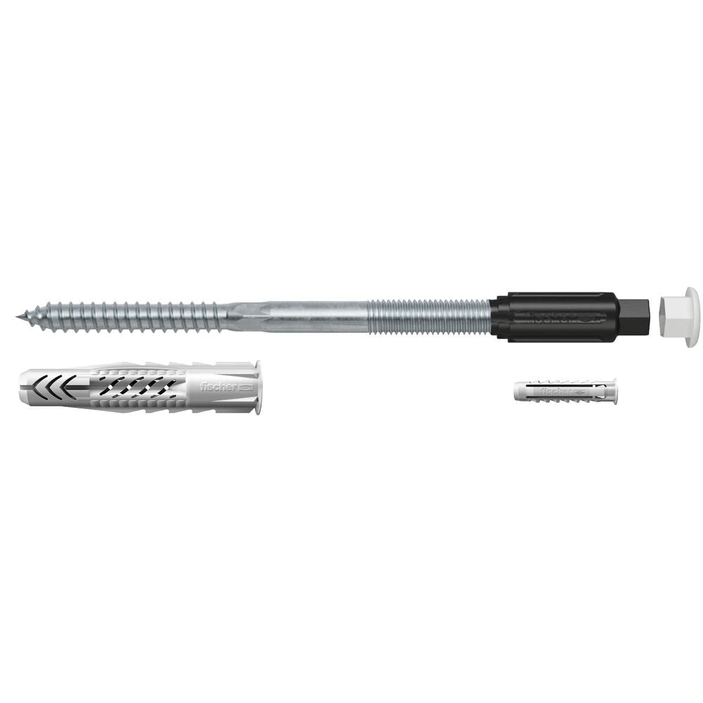 EAN 4048962166729 - Fischer 520115 tornillo de anclaje y taco 2 pieza(s) Juego de enchufes de pared y tornillos imagen 1
