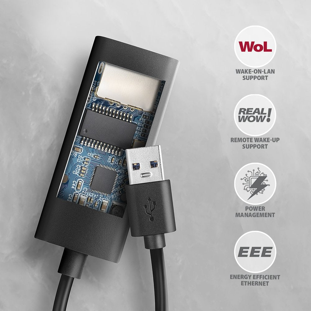 EAN 8595247907929 - Axagon ADE-AR USB-A 3.2 Gen 1 - Gigabit Ethernet 10/100/1000 Adapter - Adapter - Digital/Daten 1000 Mbit/ imagen 5