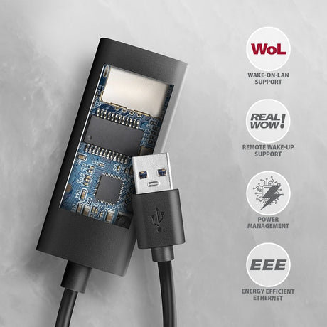 EAN 8595247907929 - Axagon ADE-AR USB-A 3.2 Gen 1 - Gigabit Ethernet 10/100/1000 Adapter - Adapter - Digital/Daten 1000 Mbit/ imagen 5
