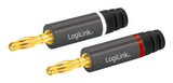 Logilink Audio, Wtyk Bananowy Zestaw