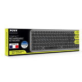 EAN 3567042030879 - Port Designs 911002FR teclado Hogar / Oficina RF Wireless + Bluetooth AZERTY Francés Negro, Gris imagen 5