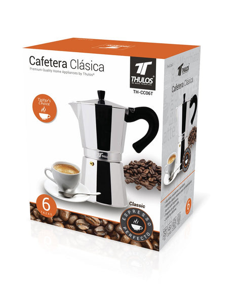 EAN 8436550623505 - THULOS TH-CC09T Cafetera italiana Plata imagen 3