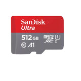 Sandisk Ultra Tarjeta De Memoria Flash (Adaptador Microsdxc A Sd Incluido) 512gb A1 / Uhs Class 1 / Class10 Microsdxc Uhs-I