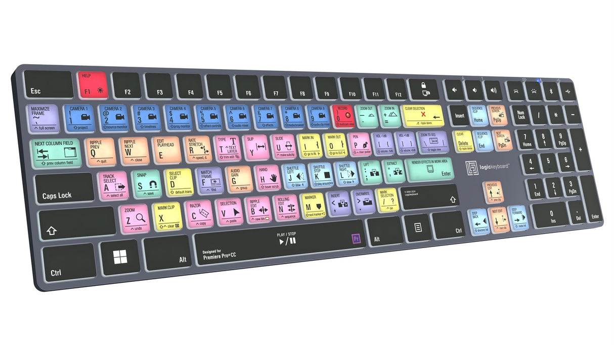 EAN 5707795023256 - Logickeyboard KB-PPROCC-TPC teclado Hogar / Oficina USB + Bluetooth QWERTY Francés Negro imagen 3