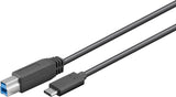 Goobay Cable Usb 3.1 C->B 3.0 S/S  1,0m Usb B 3.0 Negro