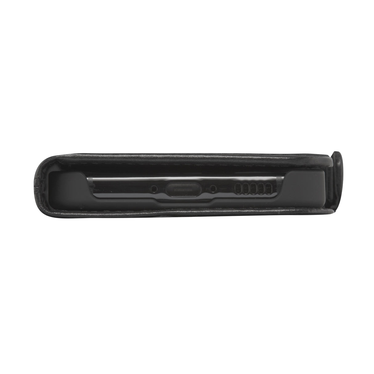 Dbramante1928 Copenhagen Funda Con Tapa Para Teléfono Móvil Cuero De Grano Entero Negro Para Samsung Galaxy A55