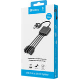 Usb-C/A To 2a+2c Splitter