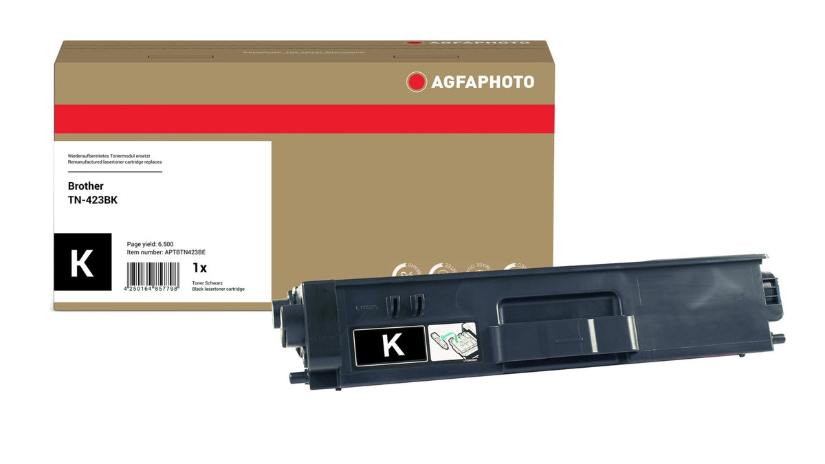 EAN 4250164857798 - AgfaPhoto APTBTN423BE cartucho de tóner 1 pieza(s) Compatible Negro imagen 1