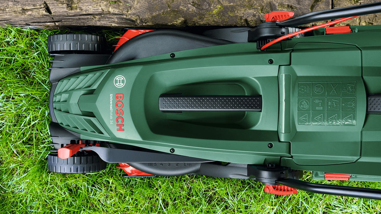EAN 4053423321845 - Bosch UniversalRotak Cortacésped de empuje a gasolina Corriente alterna Verde imagen 3