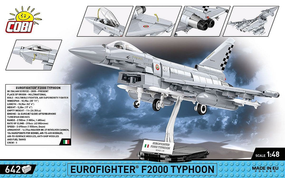 Typhoon De Cobi Eurofighter F2000, Toys De Diseño Cobi-5849
