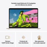 Apple Macbook Air 15,3' M5 10-Core Cpu 16gb 512gb Ssd 10-Core Gpu Blanco Estrella