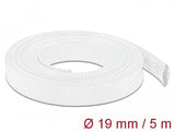 Delock Funda Trenzada 5 M X 19 Mm Blanco