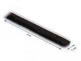 Bürstenstreifen Selbstklebend 10 Mm - Länge 5 M Schwarz