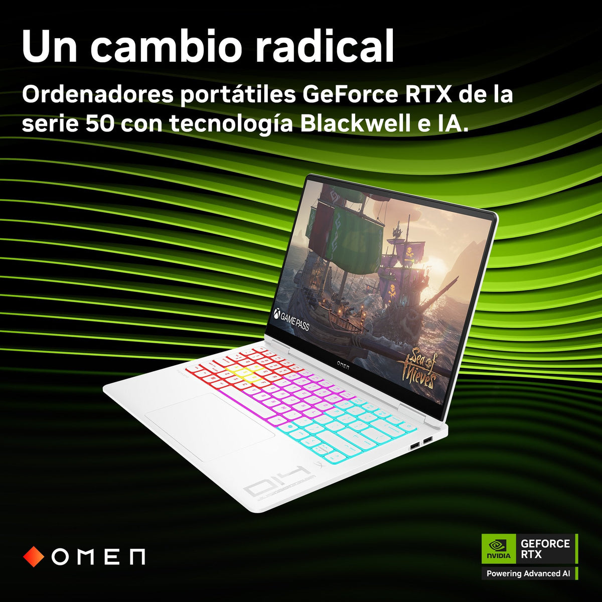 Portátil Gaming Hp Omen Transcend 14-Fb1003ns, Intel Core Ultra 9 285h, 64gb, 1tb Ssd, Nvidia Geforce Rtx 5070 8gb, 14" Oled, W11 - Blanco