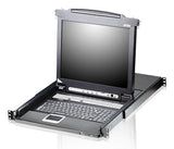 EAN 0672792005862 - ATEN CL5708M interruptor KVM Montaje en rack Negro imagen 1