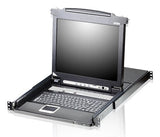 EAN 4710469345128 - ATEN CL5708M consola de rack 43,2 cm (17") 1280 x 1024 Pixeles Metal, Plástico Negro 1U imagen 1