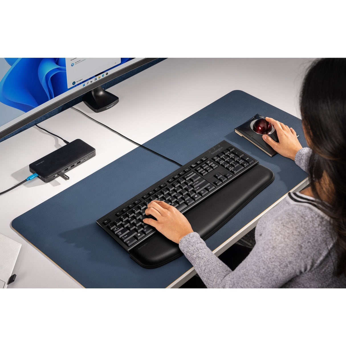 Kensington Kb100 Eq, Teclado Negro, Distribución Fr K63727fr