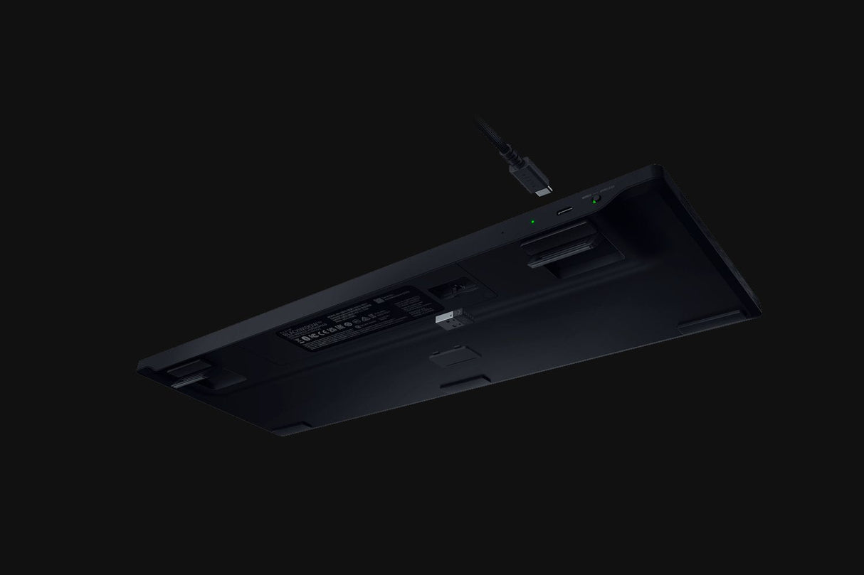 Razer Blackwidow V4 Low-Profile Hyperspeed Teclado Juego Usb + Rf Wireless + Bluetooth Qwerty Internacional De Ee.Uu. Negro