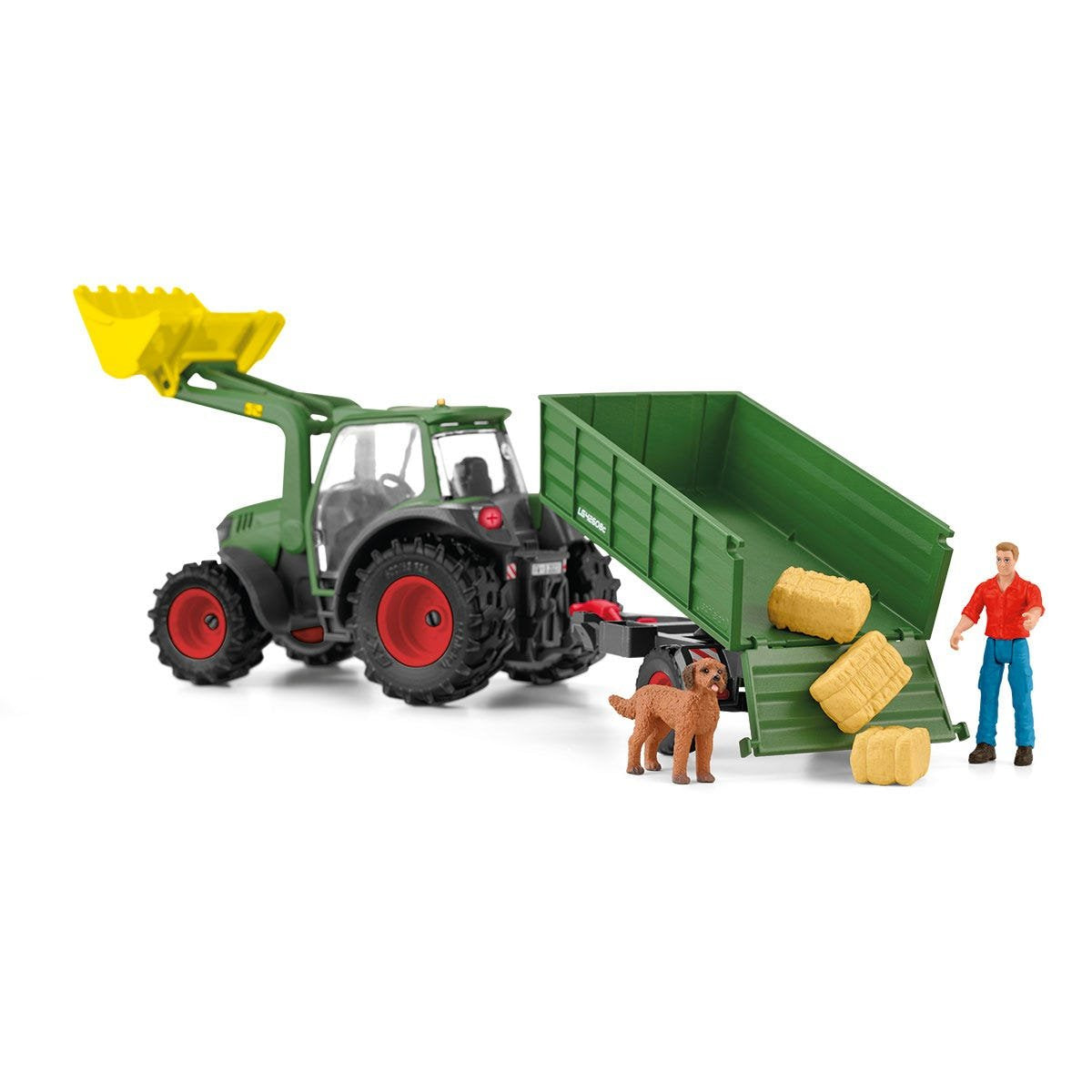 Schleich 42608 Farm World Tractor Con Remolque
