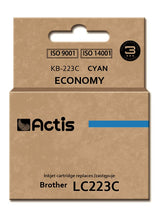 Tinta Actis Kb-223c (Reemplazo De Brother Lc223c - Estándar - 10 Ml - Cyan)