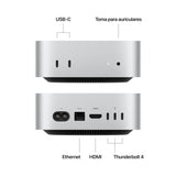 EAN 0195949943133 - Apple Mac mini Apple M M4 24 GB 512 GB SSD macOS Sequoia Mini PC Plata imagen 2