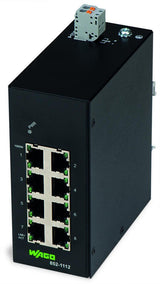 Wago 852-1112 Industrial-Eco-Switch 8 Ports 1000base-T, Schwarz