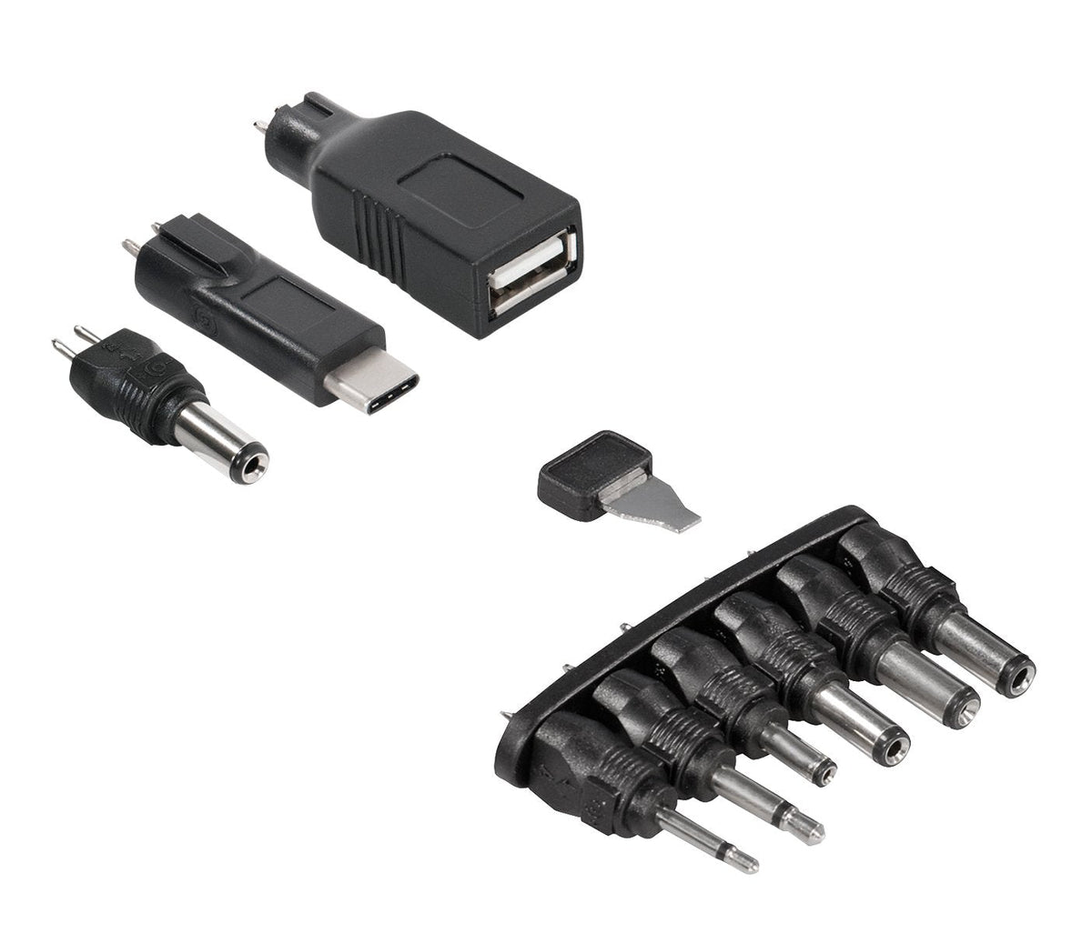 Dc Einzelstecker + Usb Tipo A Conector Hembra + Usb Tipo C Conector Macho, 600 Ma