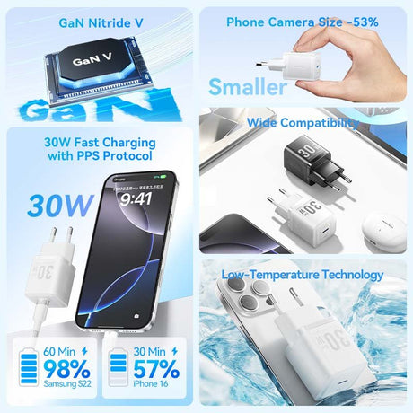 EAN 6922794790223 - Vention FEZW0-EU cargador de dispositivo móvil Blanco Interior imagen 4