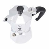 Cafetera Italiana Bialetti Moka Express Aluminio, Negro