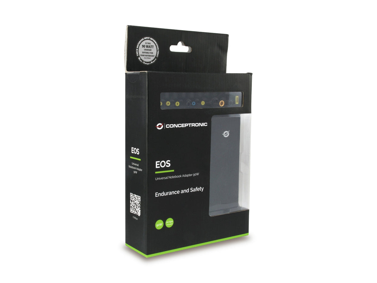 Conceptronic Cargador De Portatil 90w + Cargador Por Usb 10conectores