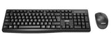 Teclaso Español  Combo Wireless, Negro