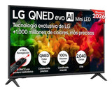 Tv Lg 43qned81b6c.Aeu 43" Qned Evo Miniled Patas Laterales Wifi Hdmi X3