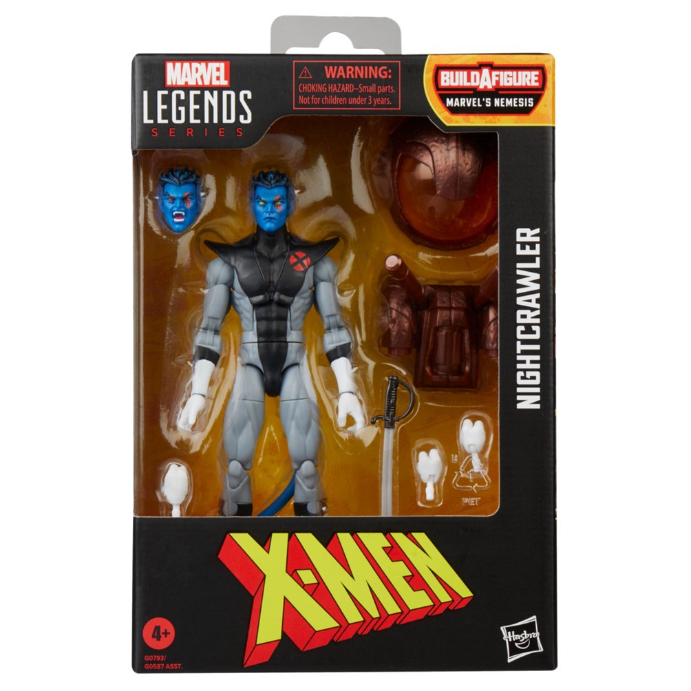 Figura Hasbro Marvel Legends Series Build A Figure Marvels Nemesis X Men Nightcrawler