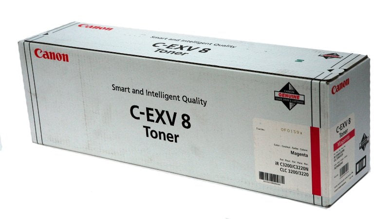 Original Canon Toner Copiadora Magenta Cexv8 25.000 Paginas Clc/3200/3220/2620 Irc/3200/2620n/3220n - 7627a002 -