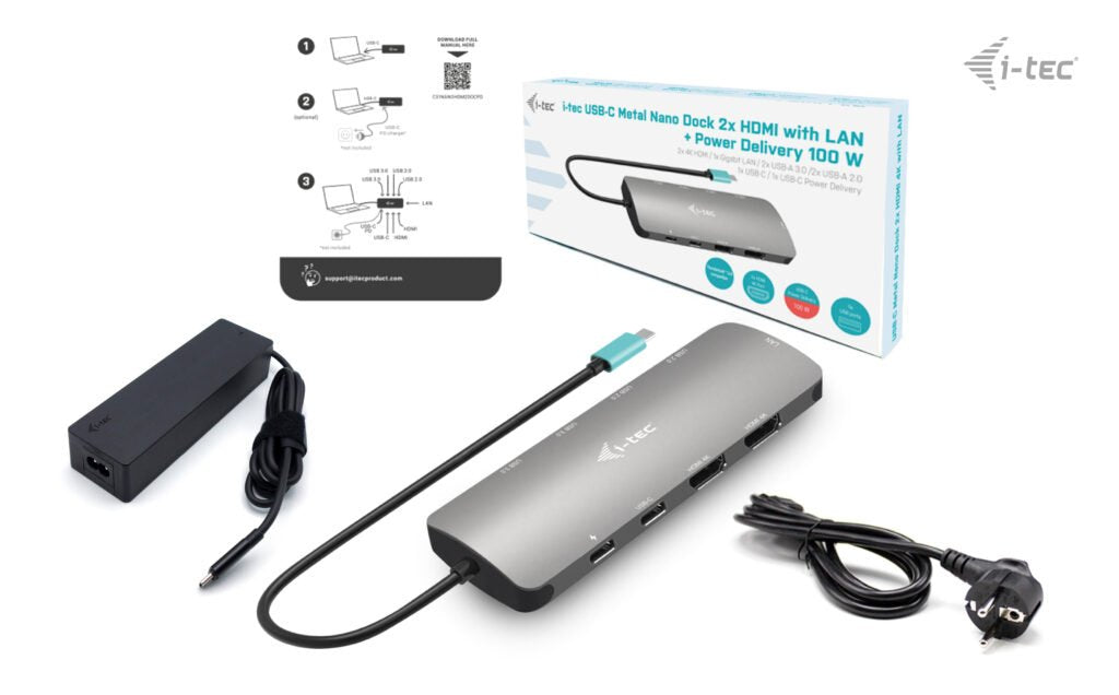 EAN 8595611707155 - i-tec Metal C31NANOHDM2D100 base para portátil y replicador de puertos Alámbrico USB 3.2 Gen 1 (3.1 Gen 1 imagen 5