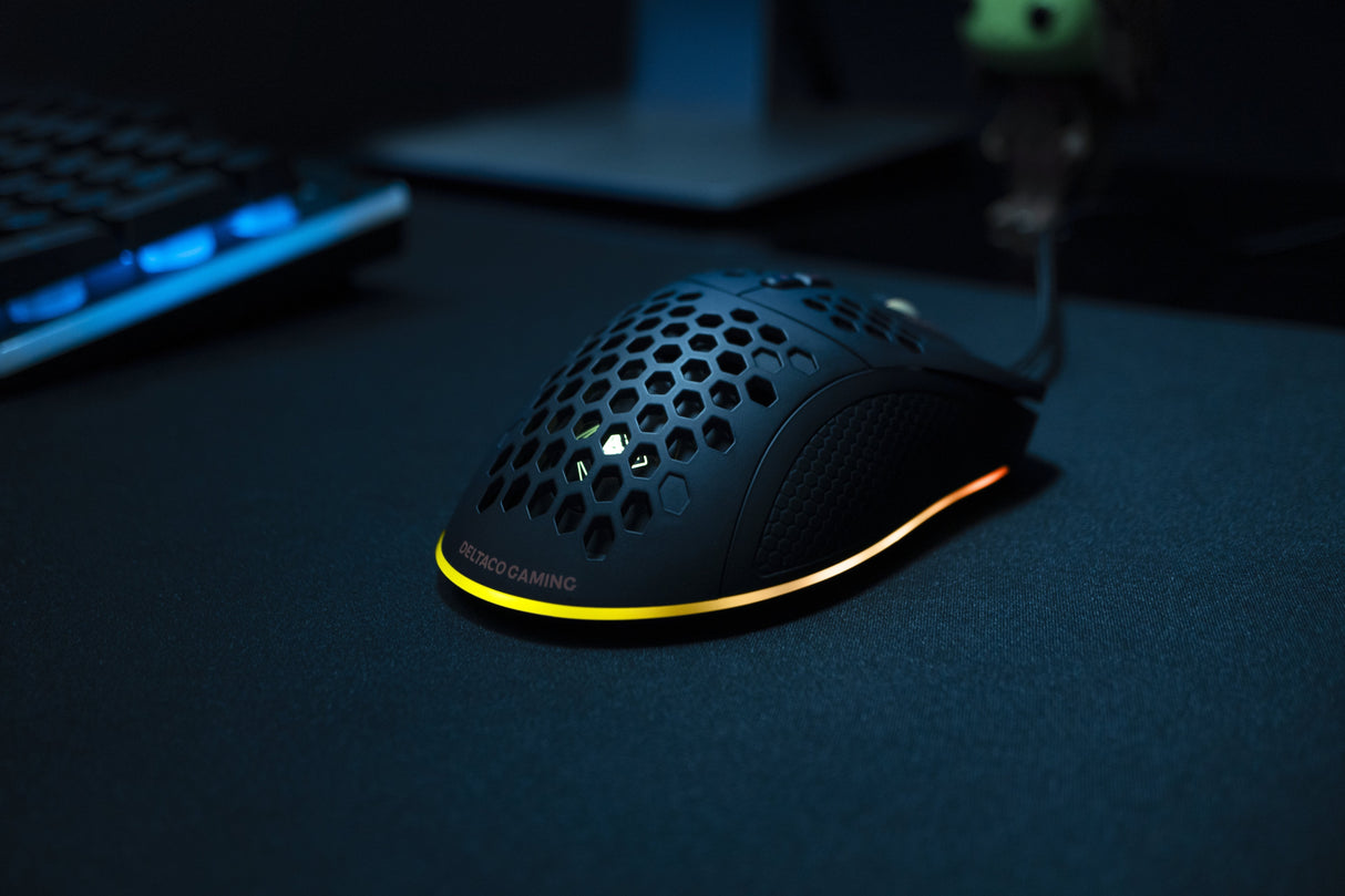 Deltaco Dm210 Ratón Juego Mano Derecha Usb Tipo A 6400 Dpi