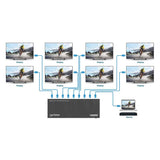 Manhattan 4k60hz 8-Port Hdmi-Splitter Con Downscaling