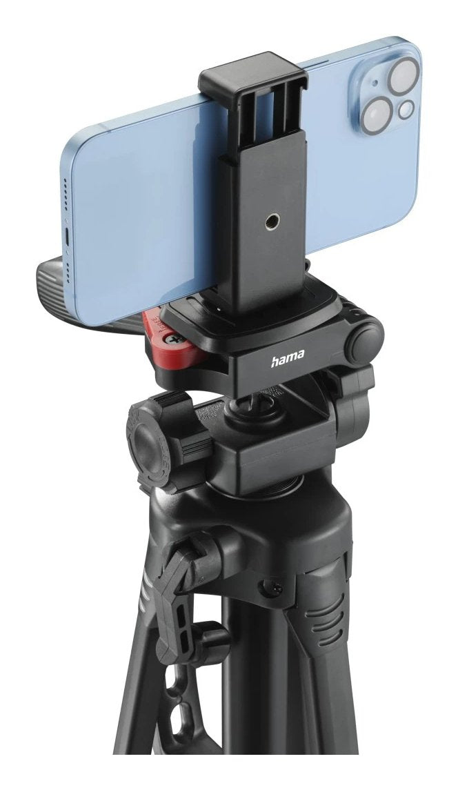Hama Star 153 3d Tripode Para Camara Y Smartphone - Peso Max 990g - Altura Ajustable Hasta 153cm - Manivela En Columna