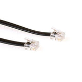 Negro 2 Meter Flat Telephone Cable With Rj12 Connectors