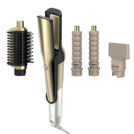 EAN 0622356360289 - Shark Glam Straight & Waves multistyler Herramienta de peinado con múltiples accesorios Airflow Oro 1400  imagen 1
